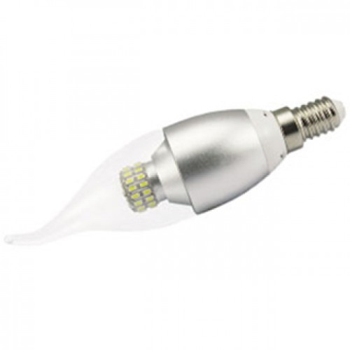 Светодиодная лампа E14 CR-DP-Flame 6W White 220V (Arlight, СВЕЧА) 
