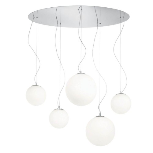 Подвесная люстра Ideal Lux Mapa Sp5 Bianco 043562 