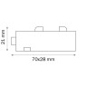 Коннектор прямой Lightstar Barra 505107 - Коннектор прямой Lightstar Barra 505107