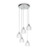 Подвесная люстра Ideal Lux Ruby SP5 Cromo 153100 - Подвесная люстра Ideal Lux Ruby SP5 Cromo 153100