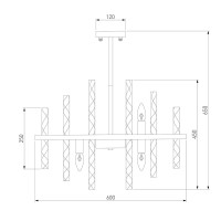  - Подвесная люстра Bogates Hollis 367/9 Smart