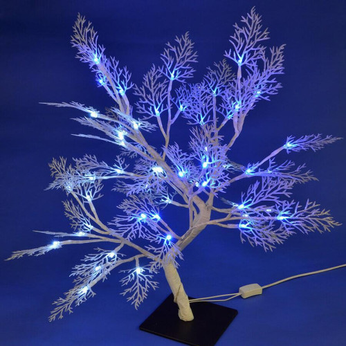 Светодиодное дерево 35х35х50см Uniel ULD-T3550-054/SWA WHITE-BLUE IP20 FROST UL-00001400 
