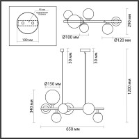  - Подвесная люстра Odeon Light Tovi 4818/7