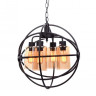 Подвесная люстра Lumina Deco Stradi LDP 11509-4 BK - Подвесная люстра Lumina Deco Stradi LDP 11509-4 BK