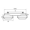 Опора фланцевая OXOR-OT3-D108-L4000 (BK) (Arlight, Сталь) - Опора фланцевая OXOR-OT3-D108-L4000 (BK) (Arlight, Сталь)