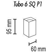  - Потолочный светильник TopDecor Tubo6 SQ P1 19