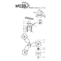  - Потолочная люстра Wedo Light Pastena 66584.01.37.03