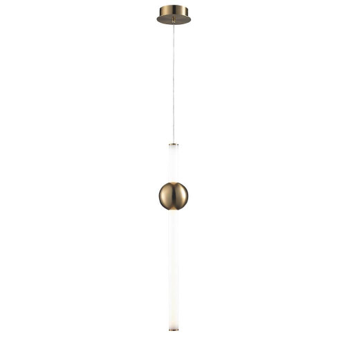 Подвесной светодиодный светильник Lumien Hall Greniya LH8023/1PB-GD-WT 