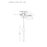 Подвесной светодиодный светильник Lumien Hall Greniya LH8023/1PB-GD-WT - Подвесной светодиодный светильник Lumien Hall Greniya LH8023/1PB-GD-WT