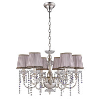  - Подвесная люстра Crystal Lux Alegria SP6 Silver-Brown