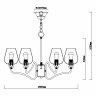 Подвесная люстра Rivoli Fresco 5045-206 Б0044368 - Подвесная люстра Rivoli Fresco 5045-206 Б0044368