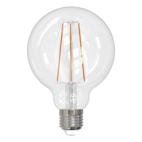  - Лампа светодиодная филаментная Uniel E27 10W 4000K прозрачная LED-G95-10W/4000K/E27/CL PLS02WH UL-00004863