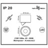 Потолочный светодиодный светильник Novotech Gesso 357584 - Потолочный светодиодный светильник Novotech Gesso 357584
