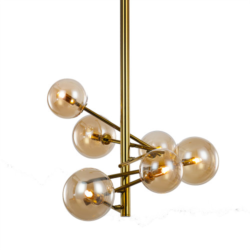 Люстра MX19009070-6B gold 