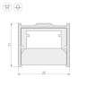 Профиль-держатель WPH-FLOOR22-2000 ANOD (Arlight, Металл) - Профиль-держатель WPH-FLOOR22-2000 ANOD (Arlight, Металл)