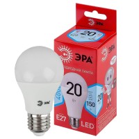  - Лампа светодиодная ЭРА E27 20W 4000K матовая LED A65-20W-840-E27 R Б0049637