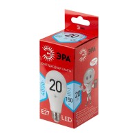  - Лампа светодиодная ЭРА E27 20W 4000K матовая LED A65-20W-840-E27 R Б0049637
