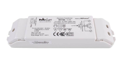 Блок питания Deko-Light TL 70S electronic 12V 10-70W 5,85A IP20 561164 