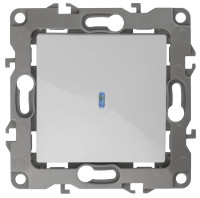  - Выключатель одноклавишный с подсветкой ЭРА 12 10AX 250V 12-1102-01 Б0014633