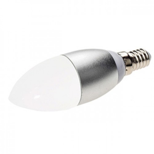 Светодиодная лампа E14 CR-DP-Candle-M 6W Day White (Arlight, СВЕЧА) 