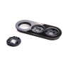 Рамка Werkel Favorit Runda на 3 поста черный WL21-Frame-01 4690389142000 - Рамка Werkel Favorit Runda на 3 поста черный WL21-Frame-01 4690389142000