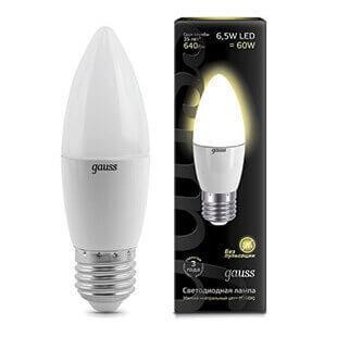 Лампа светодиодная Gauss E27 6.5W 2700К матовая 103102107 