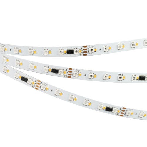 Лента SPI-BA120-12mm 24V RGBW-White-PX6-BPT (16 W/m, IP20, 5060/2835, 5m) (Arlight, бегущий огонь) 