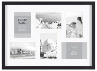  - Фоторамка Innova PI01506 Ф/рамка 6 фото, 6x10*15cm Block frame, черный, МДФ (4) Б0046333