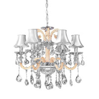  - Подвесная люстра Lumina Deco Denica LDP 66249-6 WT