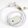 Провод для монохромной светодиодной ленты Neon Uniel UCX-SP4/N22 White 1 Sticker UL-00005799 - Провод для монохромной светодиодной ленты Neon Uniel UCX-SP4/N22 White 1 Sticker UL-00005799