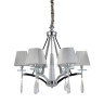 Подвесная люстра Lumina Deco Valentina LDP 1240-6 CHR - Подвесная люстра Lumina Deco Valentina LDP 1240-6 CHR