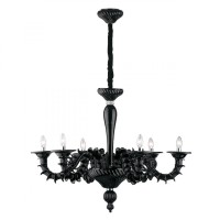  - Подвесная люстра Ideal Lux Ca Rezzonico SP6 Nero 007724