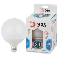  - Лампа светодиодная ЭРА E27 20W 4000K матовая LED G120-20W-4000K-E27 Б0049081