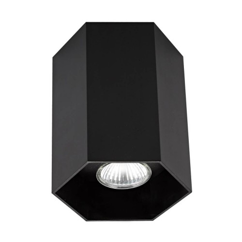 Потолочный светильник Zumaline Polygon cl 1l 20067-BK 