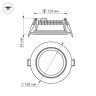 Светодиодная панель LT-R160WH 12W Day White 120deg (Arlight, IP40 Металл, 3 года) - Светодиодная панель LT-R160WH 12W Day White 120deg (Arlight, IP40 Металл, 3 года)