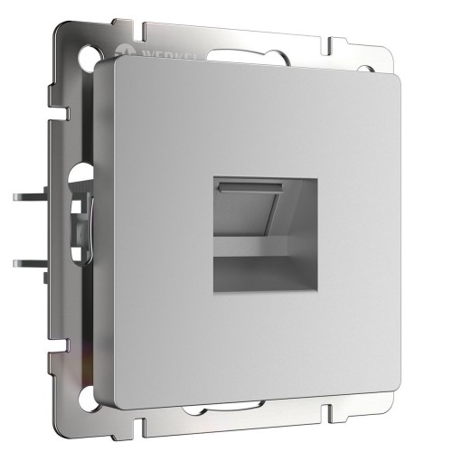 Телефонная розетка RJ-11 Werkel серебряный W1182006 4690389156496 