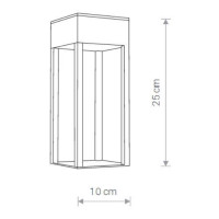 - Уличный светодиодный светильник Nowodvorski Structure Led 8146