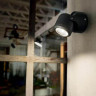 Уличный настенный светильник Ideal Lux Xeno AP1 Nero 129464 - Уличный настенный светильник Ideal Lux Xeno AP1 Nero 129464