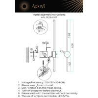  - Бра Aployt Gabi APL.0123.01.07