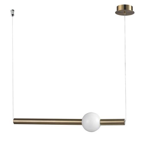 Подвесной светодиодный светильник Lumien Hall Greniya LH8023/1PC-GD-WT 