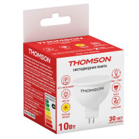  - Лампа светодиодная Thomson GU5.3 10W 3000K полусфера матовая TH-B2049