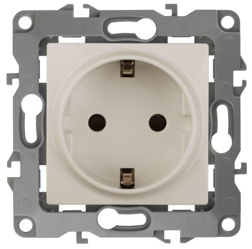 Розетка ЭРА 12 2P E Schuko 16A 250V винтовой зажим 12-2011-02 Б0029235 