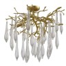 Потолочная люстра Crystal Lux Reina PL5 D600 Gold Pearl - Потолочная люстра Crystal Lux Reina PL5 D600 Gold Pearl