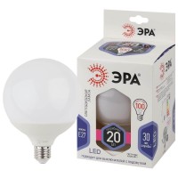  - Лампа светодиодная ЭРА E27 20W 6000K матовая LED G120-20W-6000K-E27 Б0049082