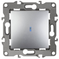  - Выключатель одноклавишный с подсветкой ЭРА 12 10AX 250V 12-1102-03 Б0014635