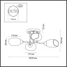 Потолочная люстра Lumion Lacie 4536/4C - Потолочная люстра Lumion Lacie 4536/4C