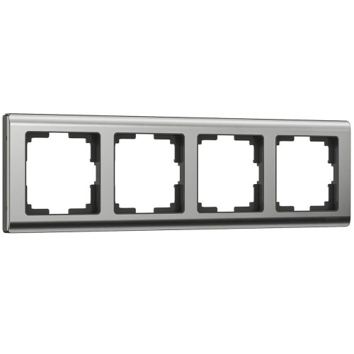 Рамка Werkel Metallic на 4 поста глянцевый никель WL02-Frame-04 4690389045936 