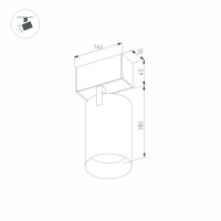  - Светильник MAG-SPOT-45-R65-18W Warm3000 (BK, 36 deg, 24V) (Arlight, IP20 Металл, 5 лет)