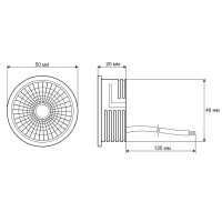  - Светодиодный модуль Denkirs DK3000-7W-BK