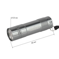  - Ручной светодиодный фонарь ЭРА Трофи от батареек 85х23 60 лм TM9-BL Б0016864